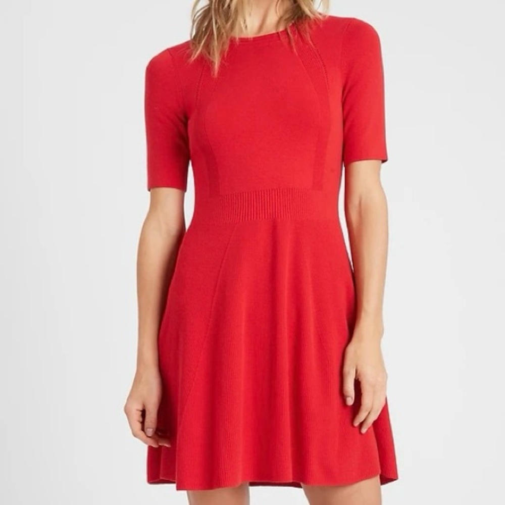 Banana Republic Fit and Flared Sweater Dress, women’s size medium